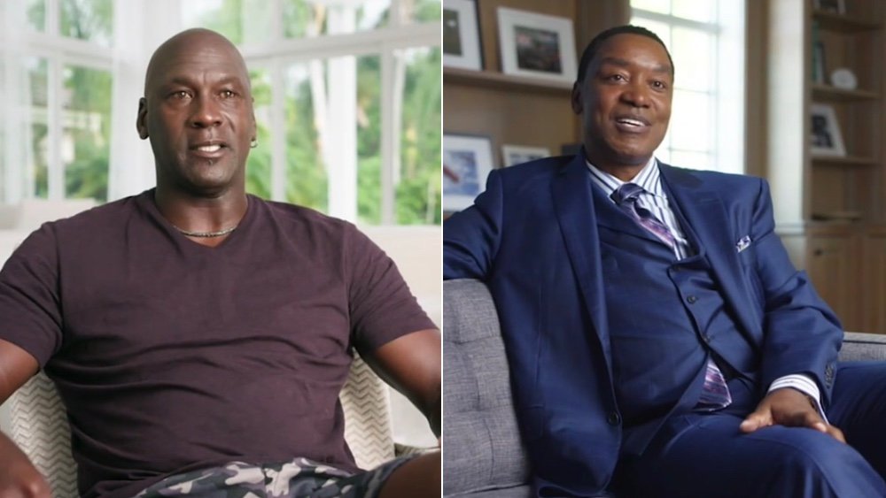 Michael Jordan e Isiah Thomas