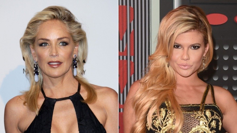 Sharon Stone y Chanel West Coast 