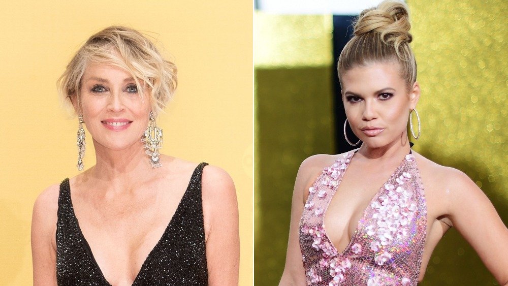 Sharon Stone y Chanel West Coast 