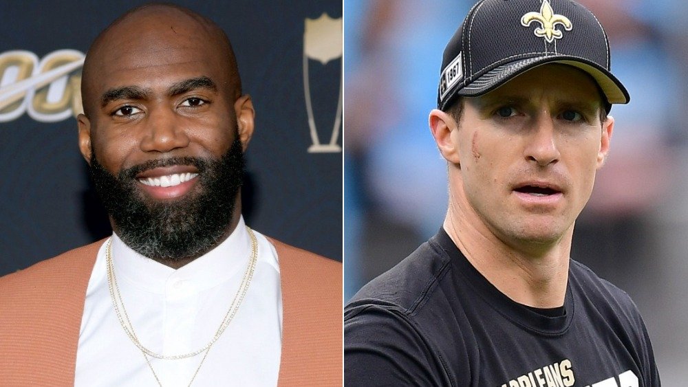 Malcolm Jenkins, Drew Brees