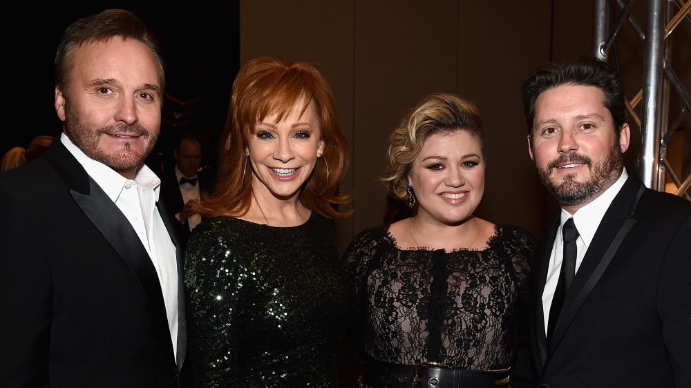 Narvel Blackstock, Reba McEntire, Kelly Clarkson, Brandon Blackstock