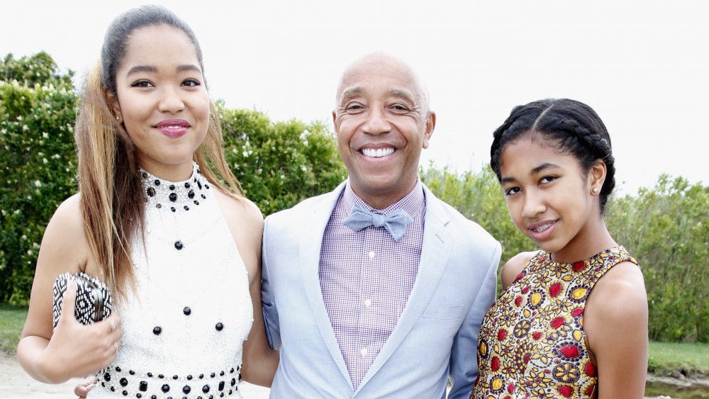 Ming Lee Simmons, Russell Simmons, Aoki Lee Simmons