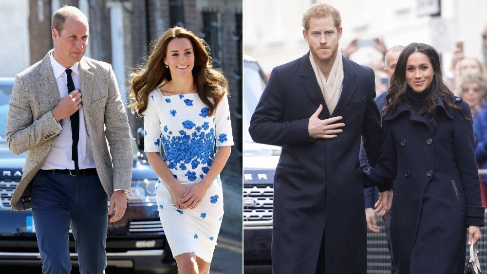 Príncipe William, Kate Middleton, Príncipe Harry, Meghan Markle