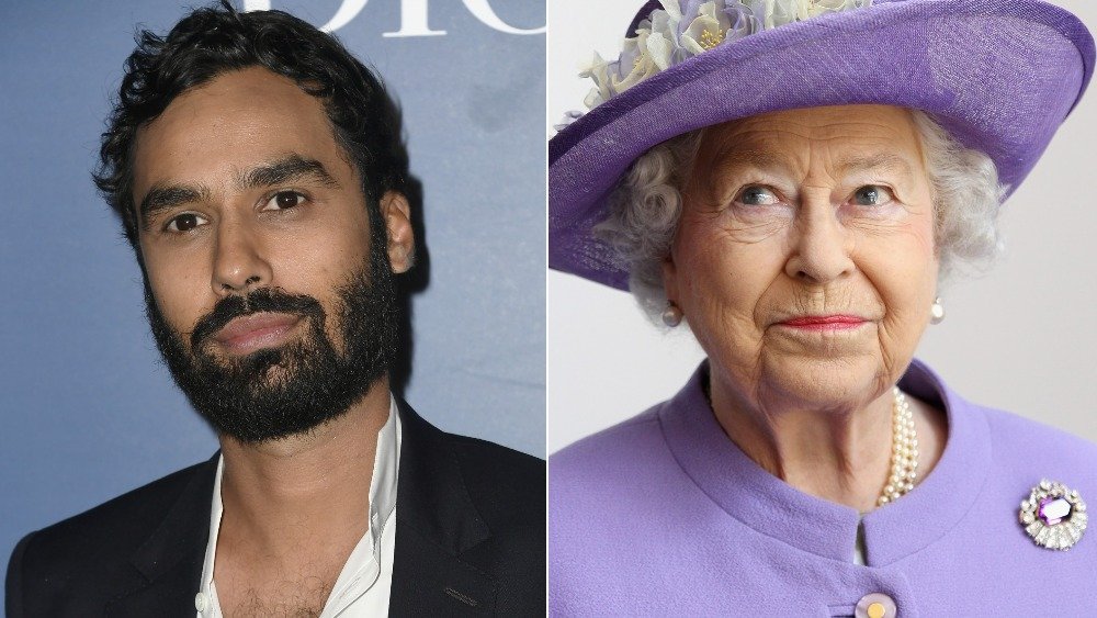 Kunal Nayyar, Reina Isabel II