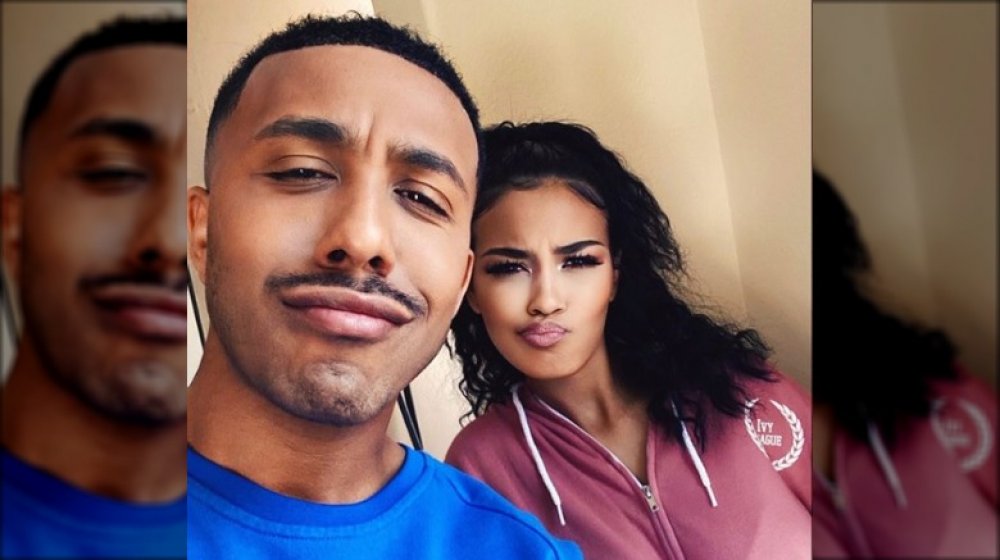 Marques Houston y Miya Dickey