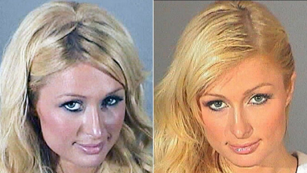 Fotos policiales de Paris Hilton por arresto por DUI y violación de libertad condicional 