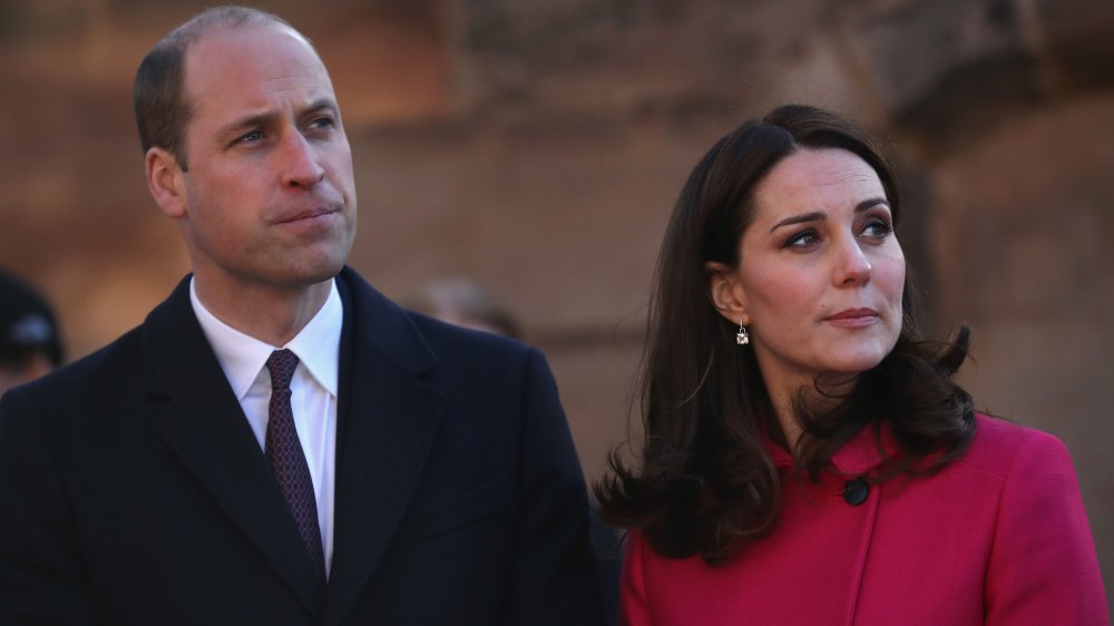 Príncipe William, Kate Middleton haciendo una mueca