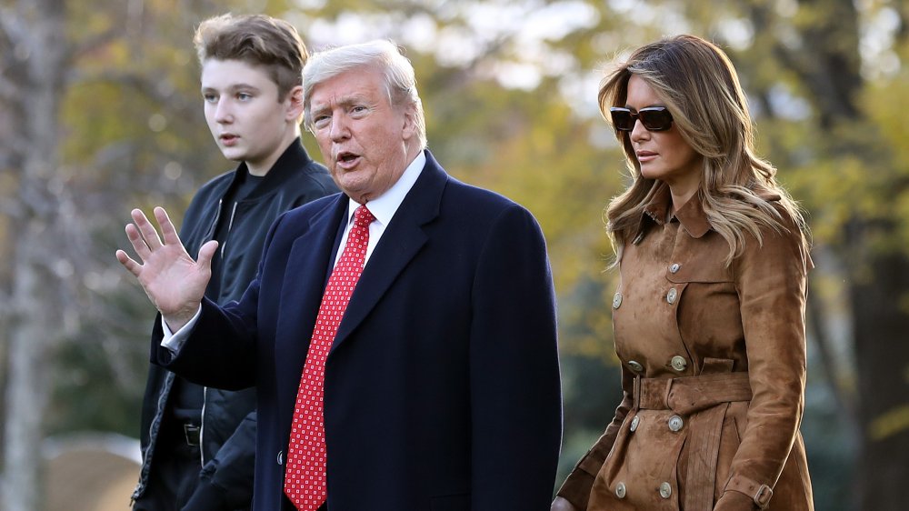 Barron Donald y Melania 