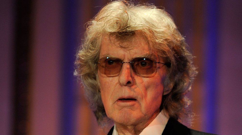 Don Imus con gafas, boca abierta