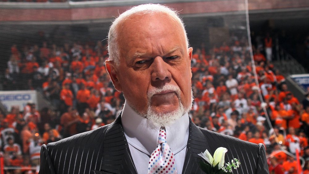 Don Cherry frunciendo el ceño