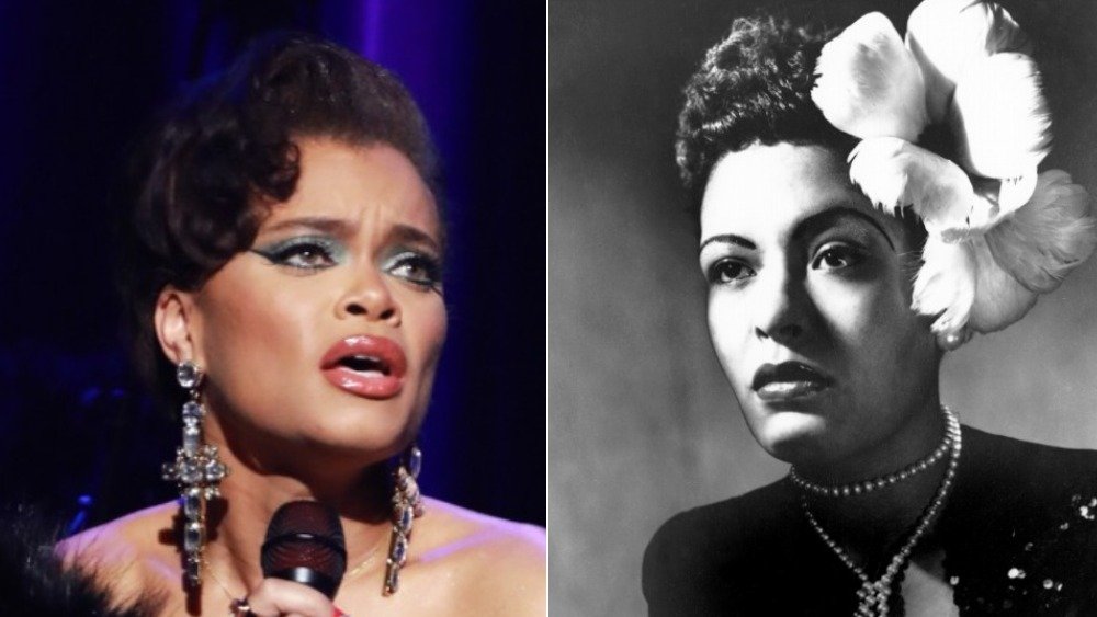 Andra Day, imagen lado a lado de Billie Holiday