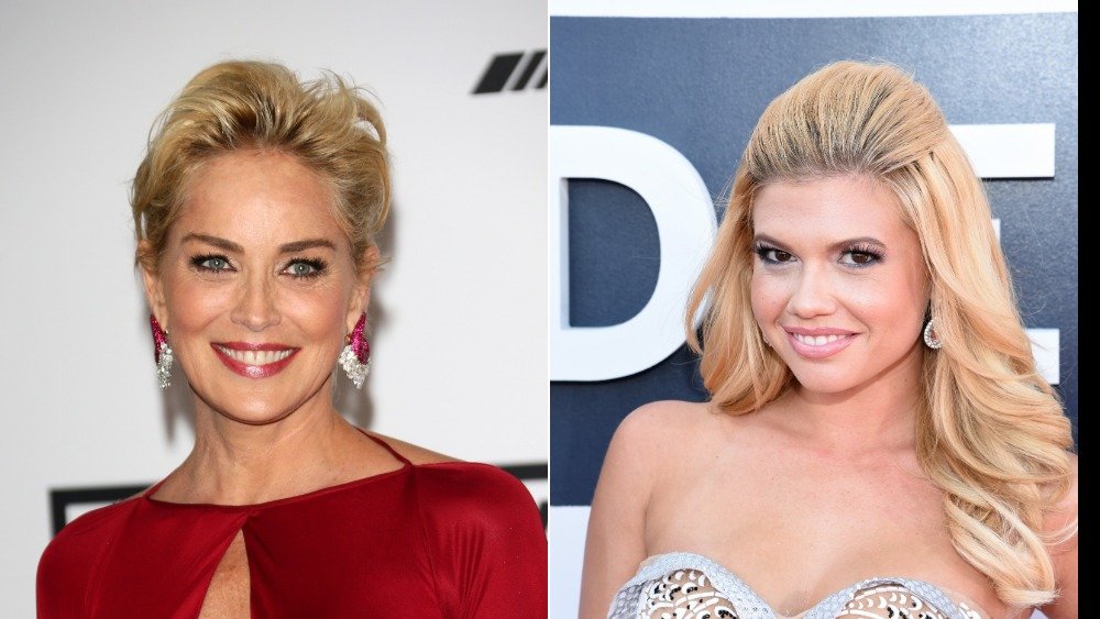 Sharon Stone y Chanel West Coast 