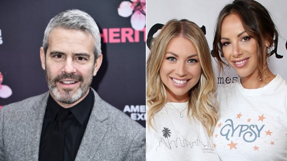 Andy Cohen, Stassi Schroeder y Kristen Doute