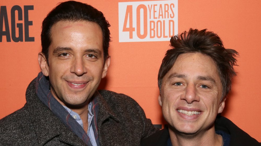 Nick Cordero y Zach Braff