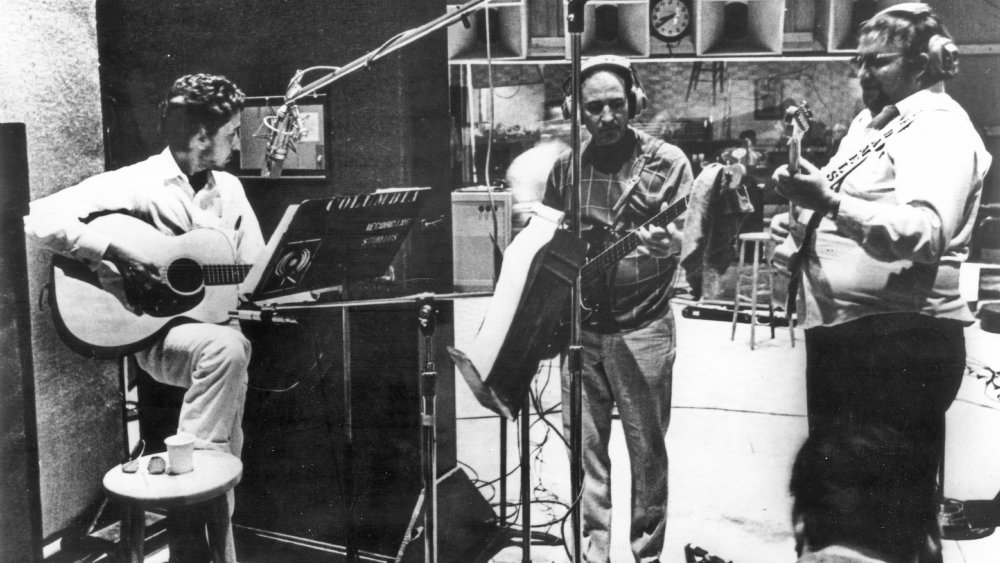 Bob Dylan grabando su álbum 'Self Portrait' con Charlie Daniels