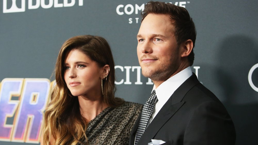 Katherine Schwarzenegger y Chris Pratt en el estreno de Avengers: Endgame 