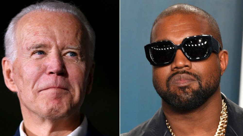 Joe Biden y Kanye West