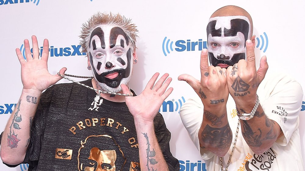 Violento J y Shaggy 2 Dope ambos con pintura facial