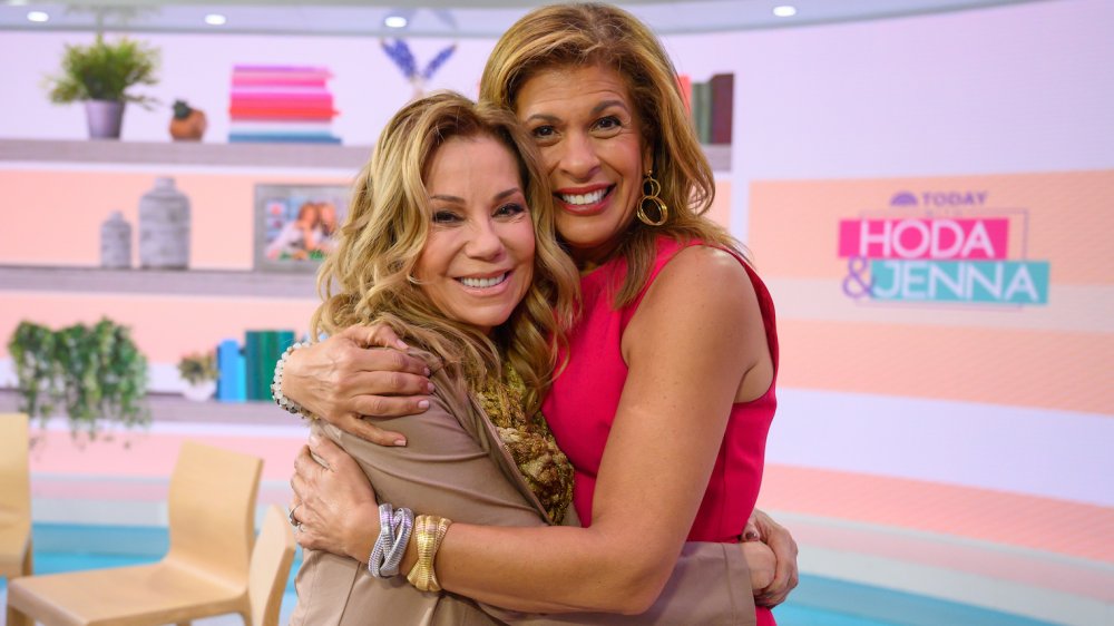 Kathie Lee Gifford y Hoda Kotb durante la visita de regreso de Kathie Lee al espectáculo en enero de 2020