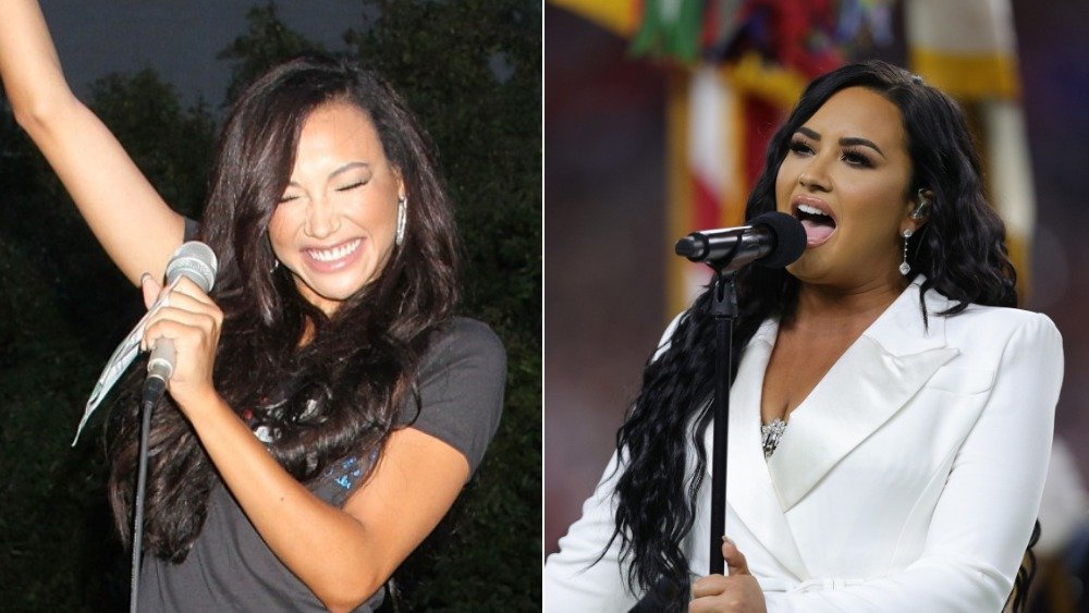 Naya Rivera y Demi Lovato