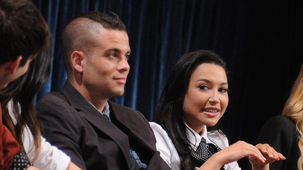 Mark Salling y Naya Rivera en el evento Paleyfest 2011 de Paley Center for Media en honor a Glee