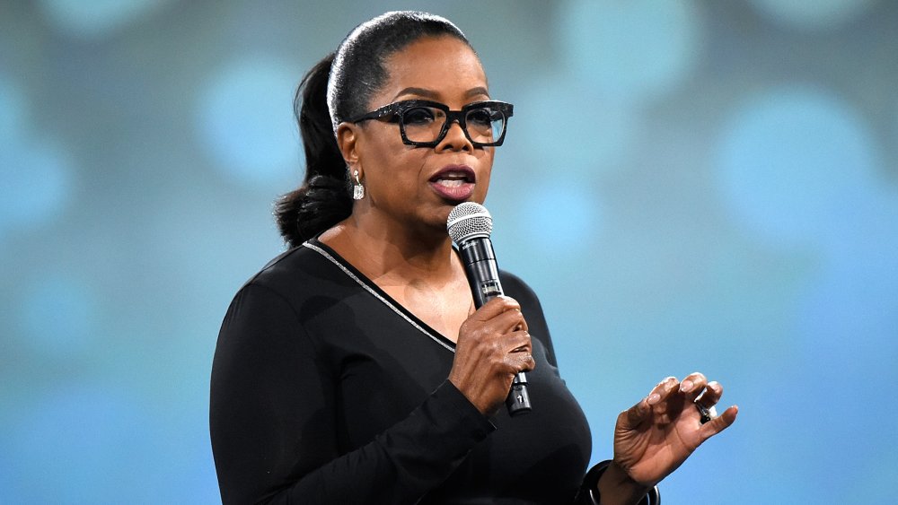 Oprah Winfrey hablando en beneficio de la Fundación Robin Hood 2018