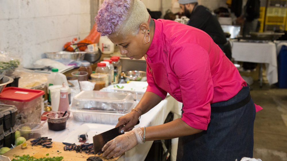 Kelis cocinando 