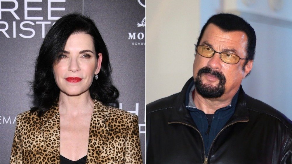 Juilanna Margulies, Steven Seagal imagen dividida