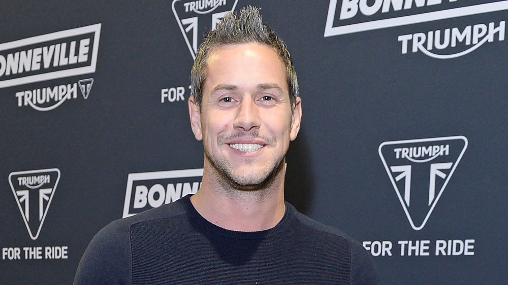 Ant Anstead en el lanzamiento de Global Triumph Bonneville 