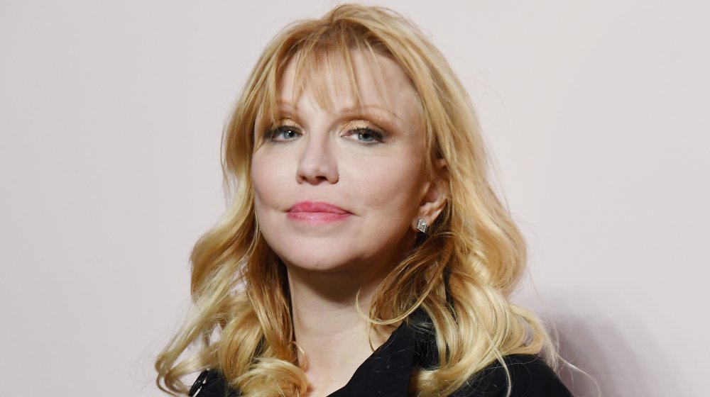 Courtney Love en el desfile de modas de Tom Ford 2019 