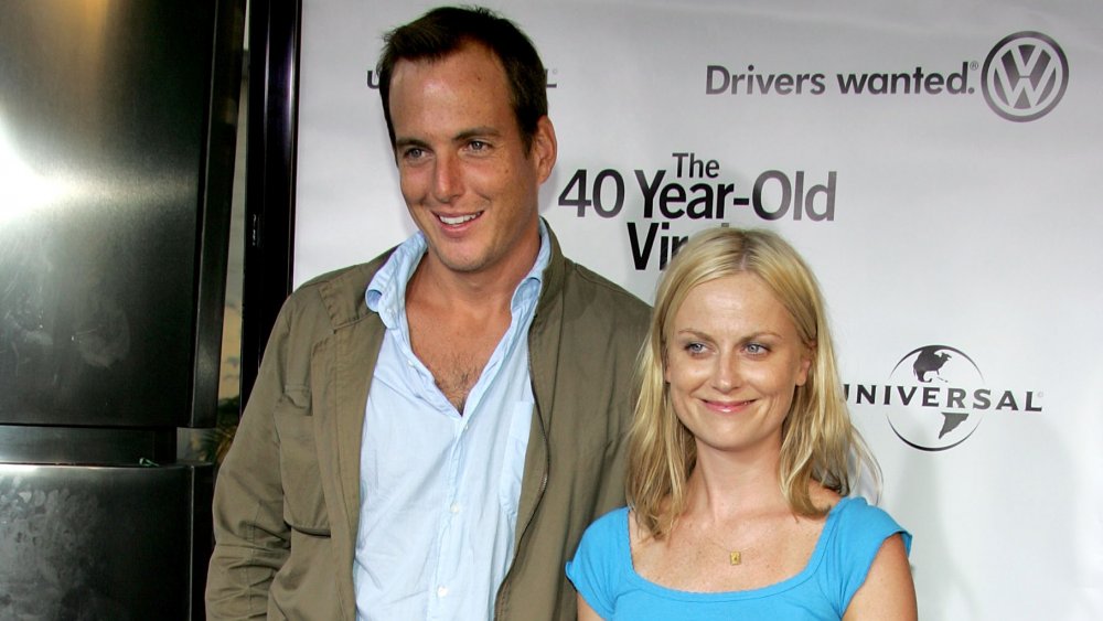 Will Arnett y Amy Poehler en el estreno de The 40 Year-Old Virgin 