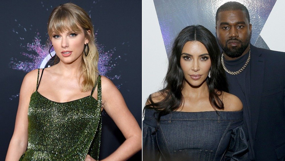 Taylor Swift, Kim Kardashian y Kanye West