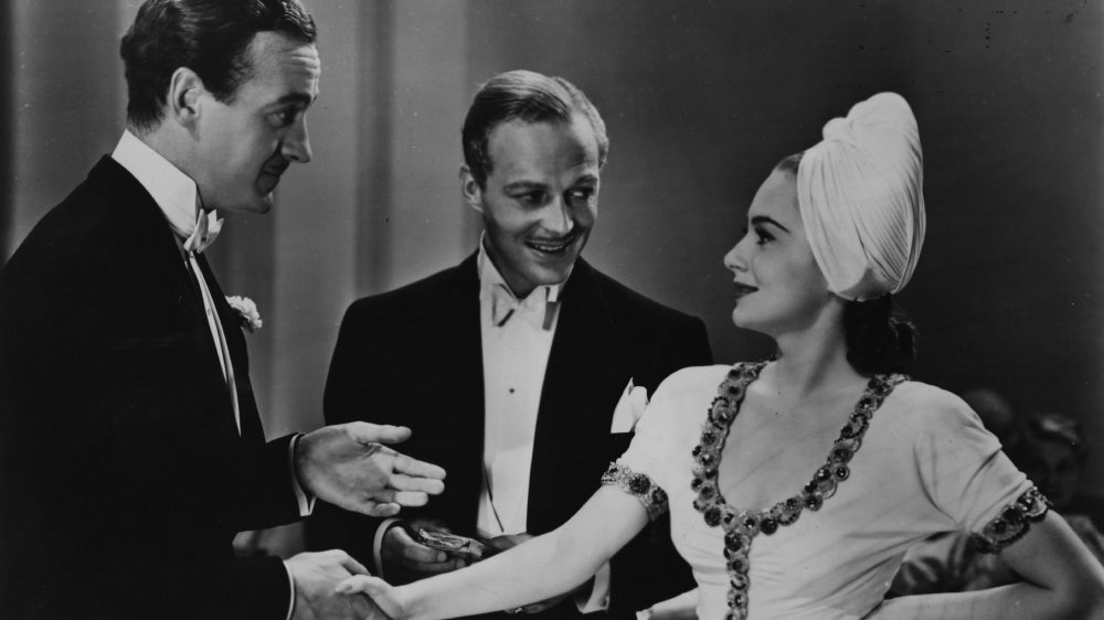 David Niven, Douglas Walton, Olivia de Havilland en Raffles