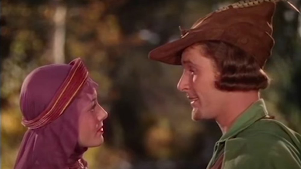 Olivia de Havilland, Errol Flynn en Las aventuras de Robin Hood