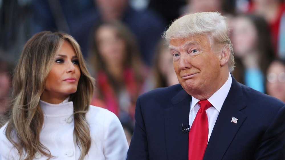 Melania Trump con Donald Trump