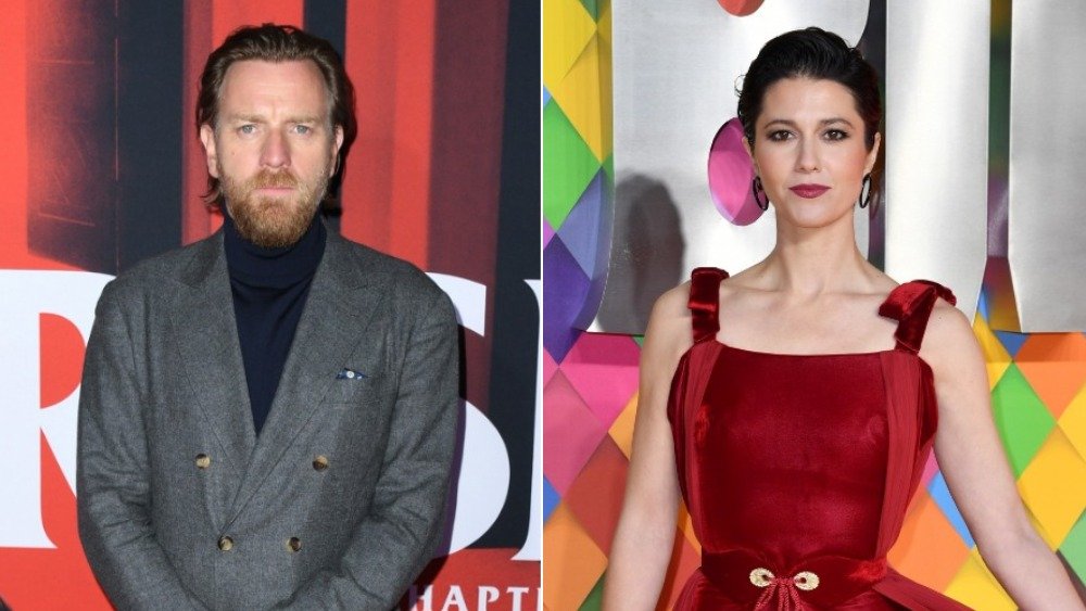 Split image of Ewan McGregor and Mary Elizabeth Winstead