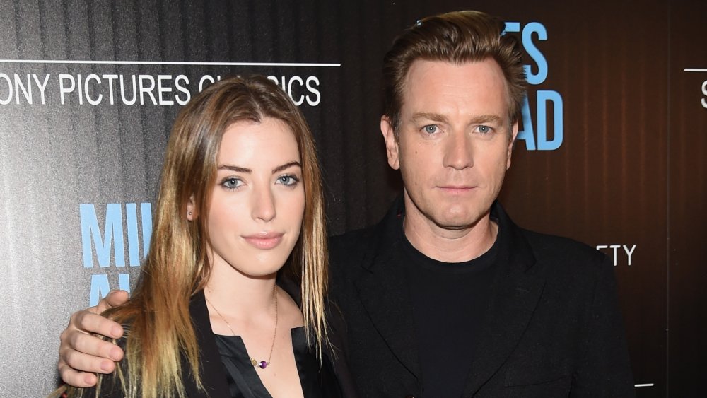 Clara McGregor and Ewan McGregor at the 2016 screening of Miles Ahead