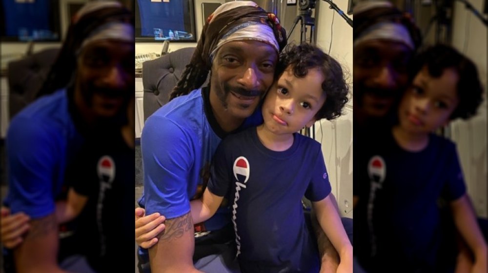 Snoop Dogg y su nieto Zion