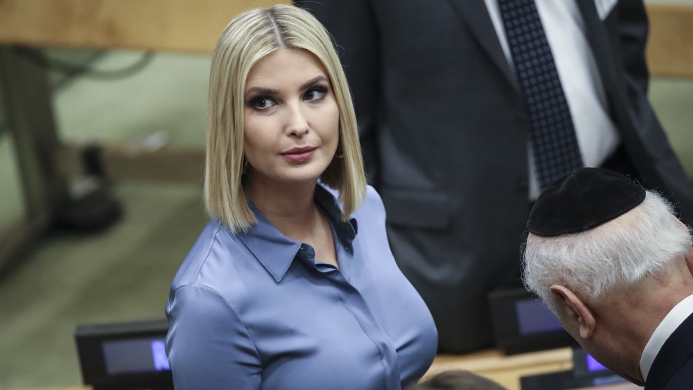 Ivanka Trump en la sede de las Naciones Unidas en la ciudad de Nueva York