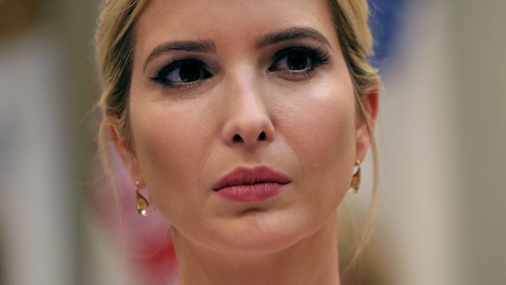 Ivanka Trump en una sesión de escucha con cónyuges militares en la Casa Blanca 