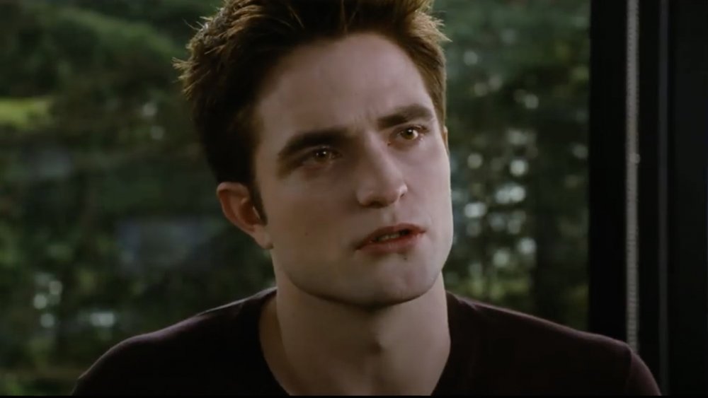 Robert Pattinson como Edward en Crepúsculo