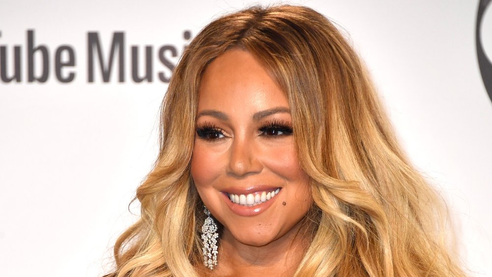 Mariah Carey posa en la sala de prensa durante los American Music Awards 2018