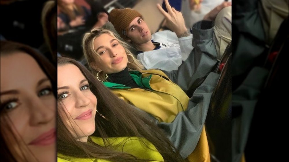 Pattie Mallette, Hailey Bieber y Justin Bieber