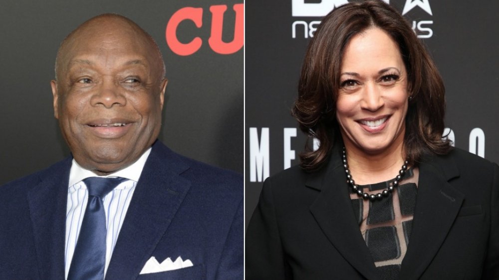 Willie Brown y Kamala Harris