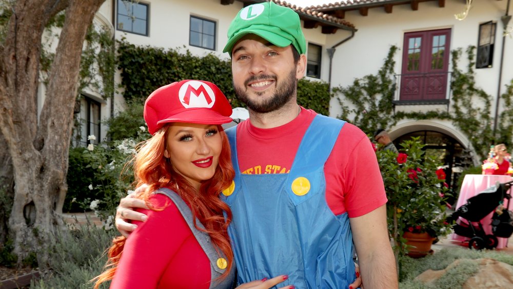 Christina Aguilera, Matthew Rutler at their daughter Summer Rain at Summer's 2nd birthday party