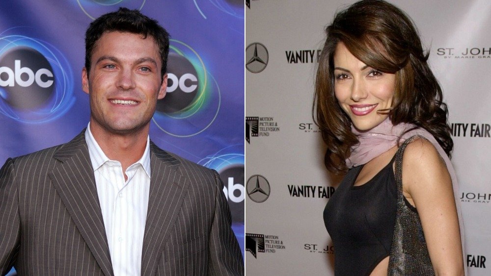 Imagen dividida de Brian Austin Green y Vanessa Marcil