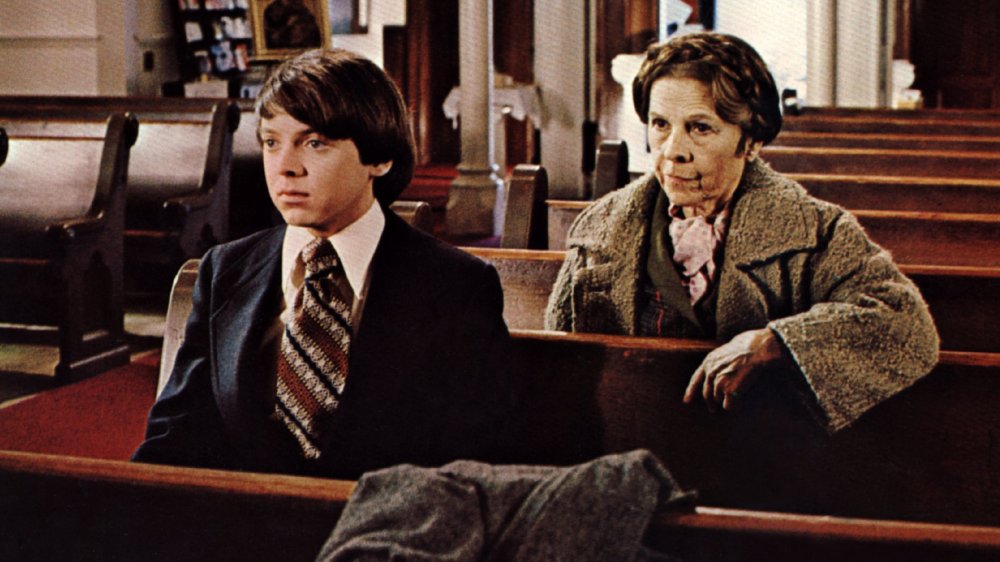 Bud Cort y Ruth Gordon en una escena de Harold y Maude 