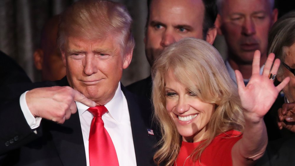 Donald Trump y Kellyanne Conway