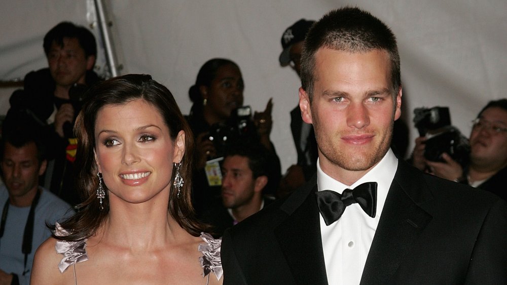 Bridget Moynahan y Tom Brady en la Gala de los Mets 2005 