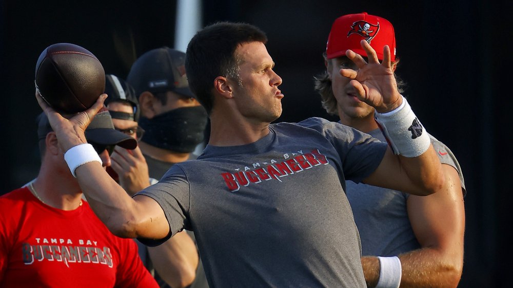 Tom Brady en el AdventHealth Training Center en 2020